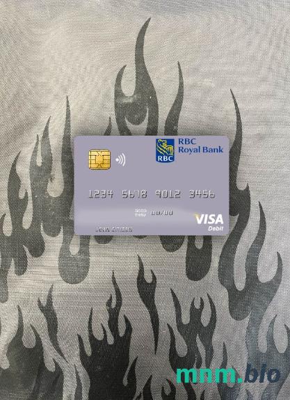 Trinidad and Tobago RBC Royal bank visa obciążyć card wygląd fotograficzny skan PSD + zdjęcie